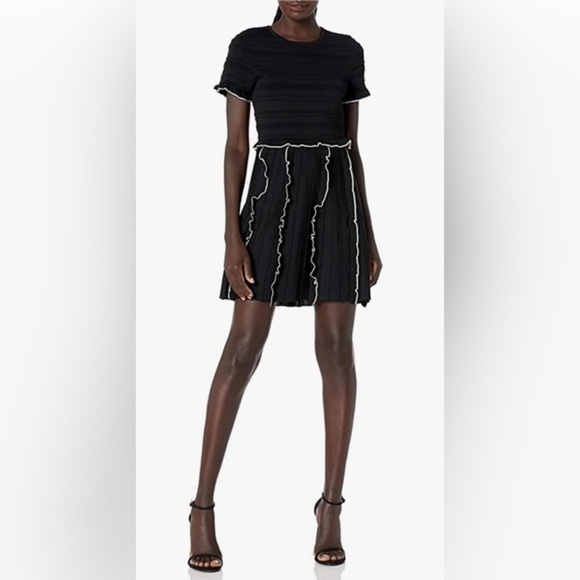 Parker Fit to Flare Knit Dress - Picture 1 of 6